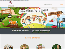 Tablet Screenshot of colegioeverest-rj.escola24h.com.br